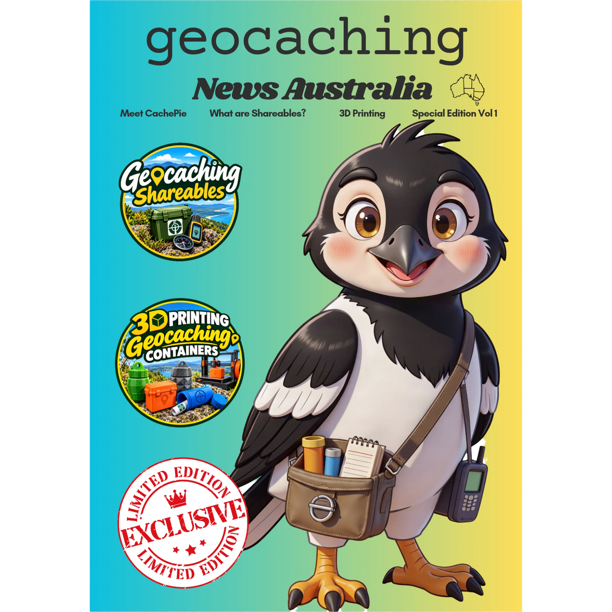 PRE-ORDER Geocaching News Australia – Limited Edition Magazine