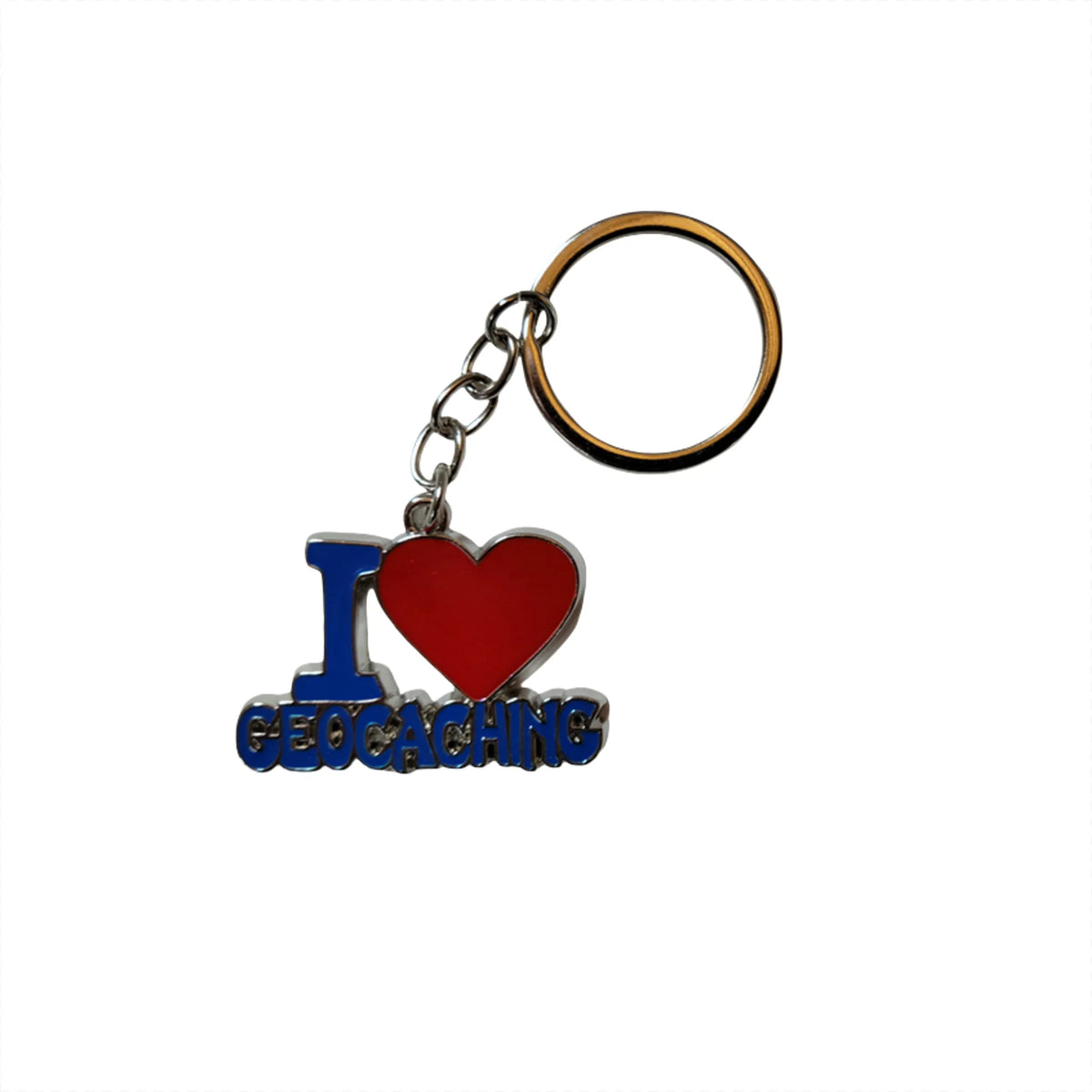 I Heart Geocaching Keychain