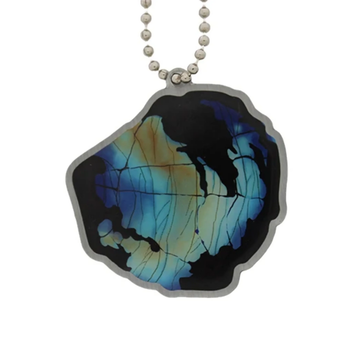 Mineral Travel Tag – Labradorite Feldspar