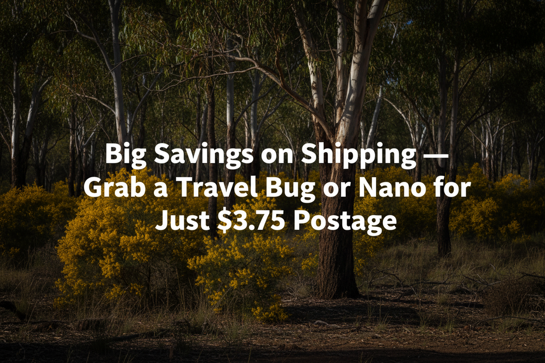 Big Savings on Shipping — Grab a Travel Bug or Nano for Just $3.75 Postage