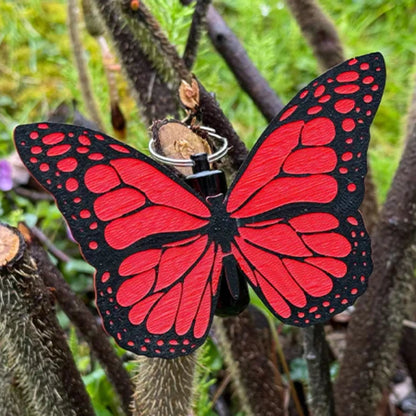 3D Printed Butterfly with bison Container - Just Geocaching