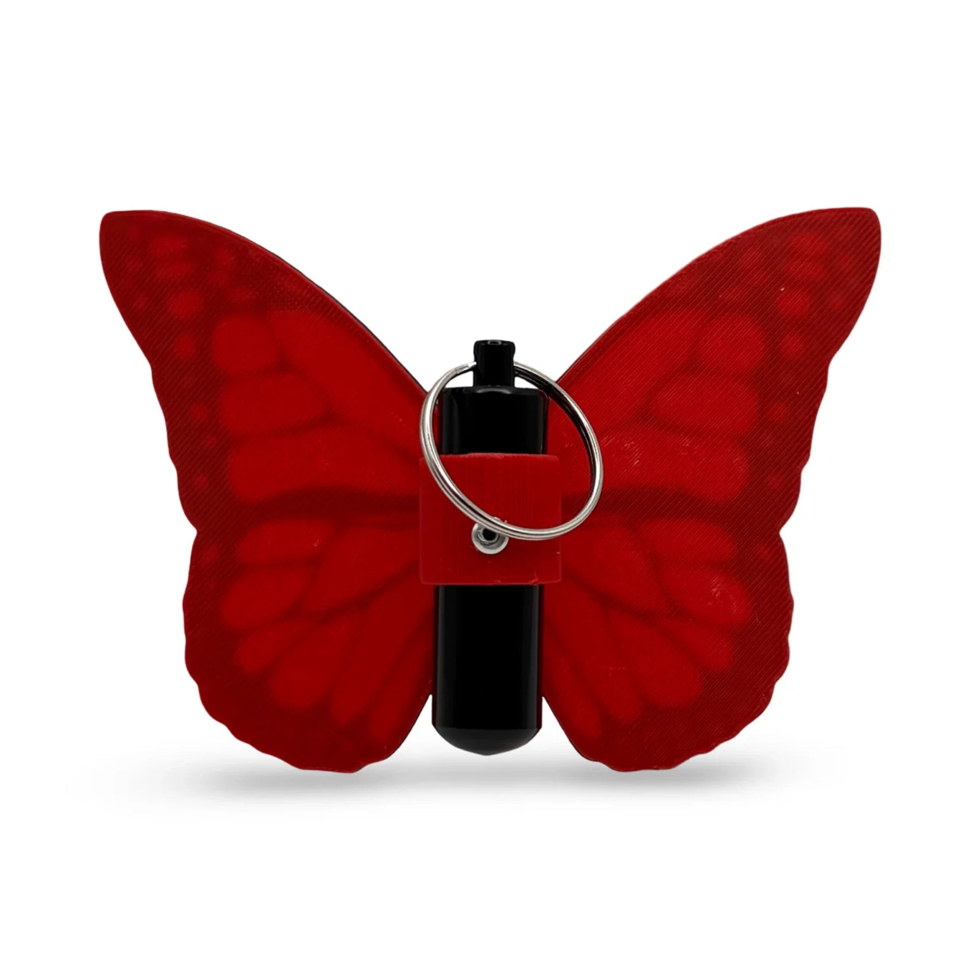 3D Printed Butterfly with bison Container - Just Geocaching