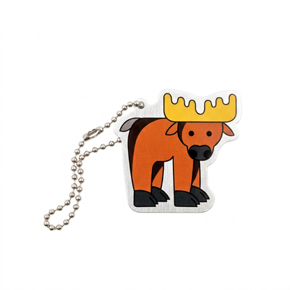 Alberta the Moose Travel Tag