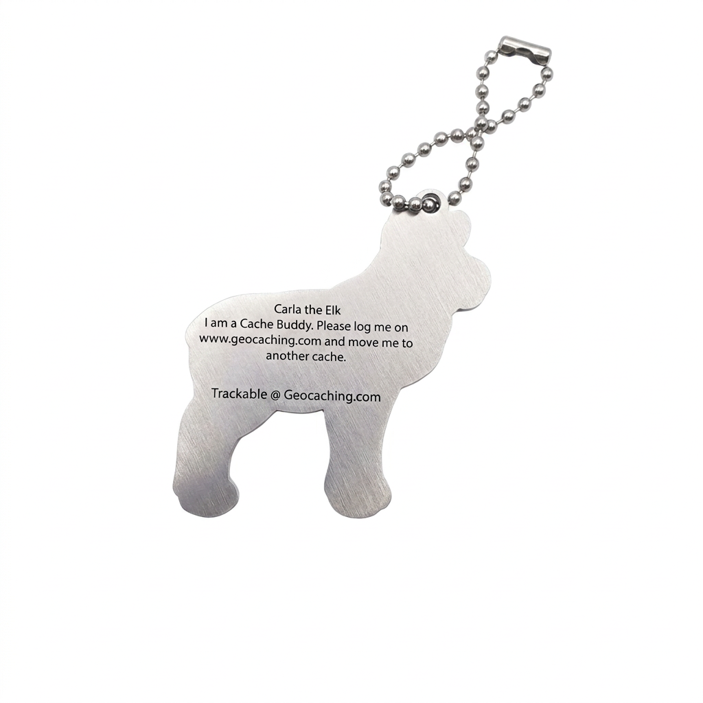 Carla the Elk Travel Tag