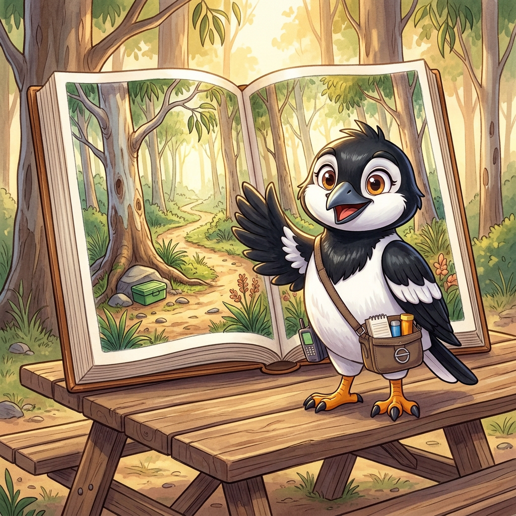 CachePie inviting readers into a storybook adventure