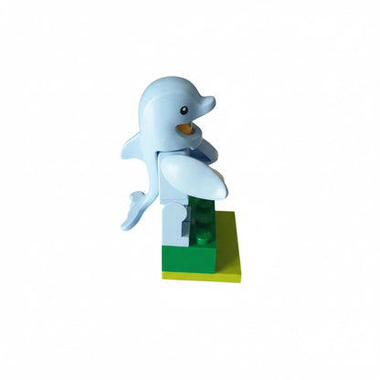 Dolphin LEGO® Mini Figure with Trackable Brick - Just Geocaching