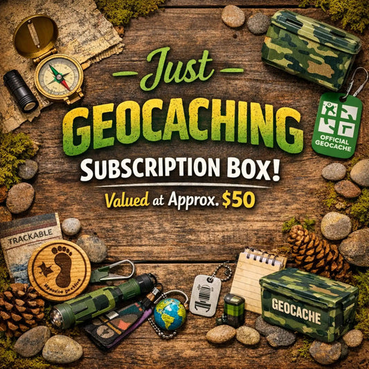 Geocaching Mystery Subscription Box - Just Geocaching