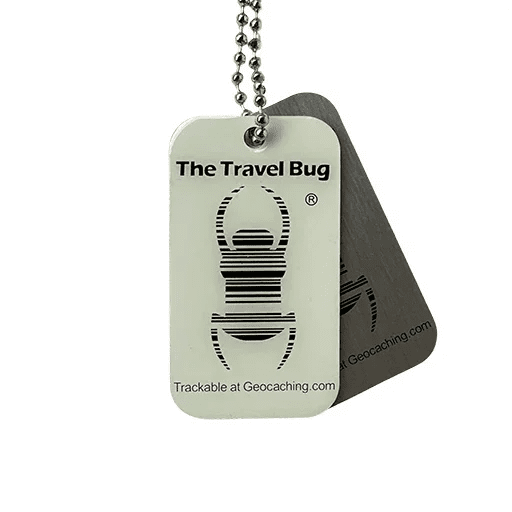 Glow‑in‑the‑Dark Geocaching QR Travel Bug® – Scan‑to‑Log Trackable Tag - Just Geocaching