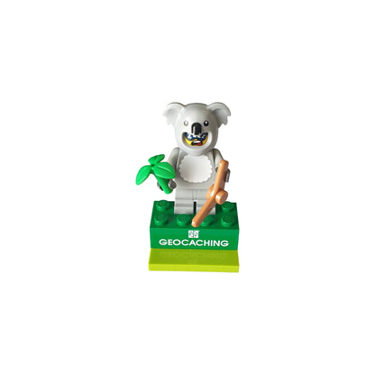 Koala LEGO® Mini Figure with Trackable Brick - Just Geocaching