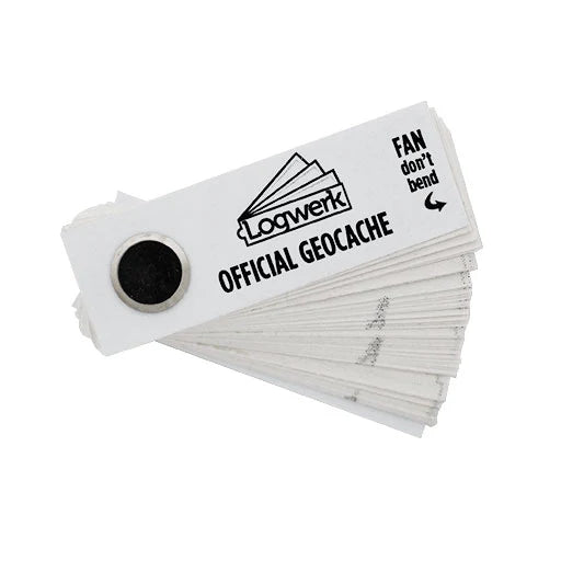 Small Logwerk Replacement Logbook – For Preform Geocache Containers