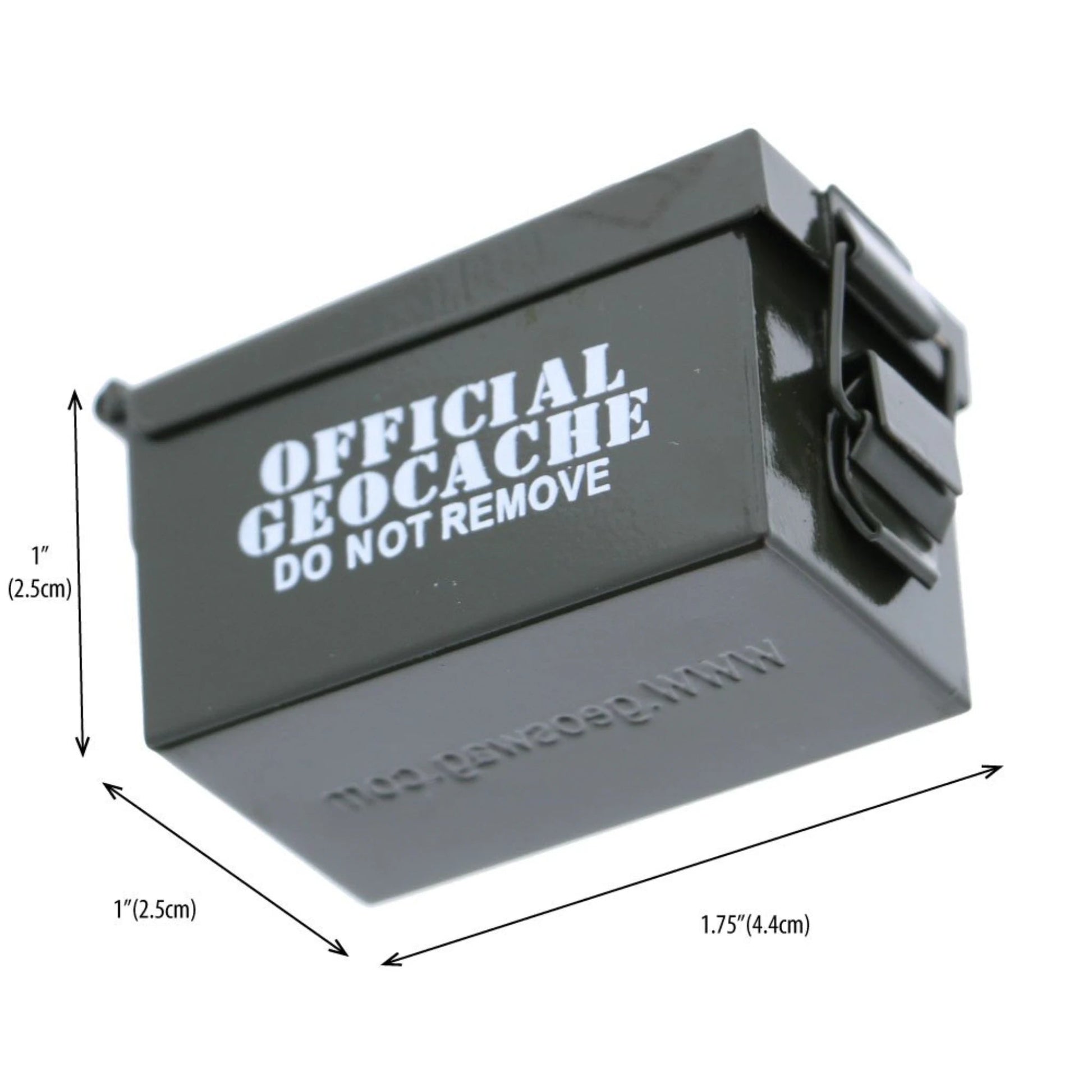 Micro Ammo Can - Dark Green - Just Geocaching