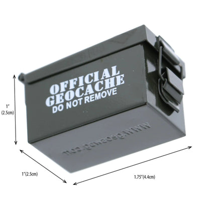 Micro Ammo Can - Dark Green - Just Geocaching