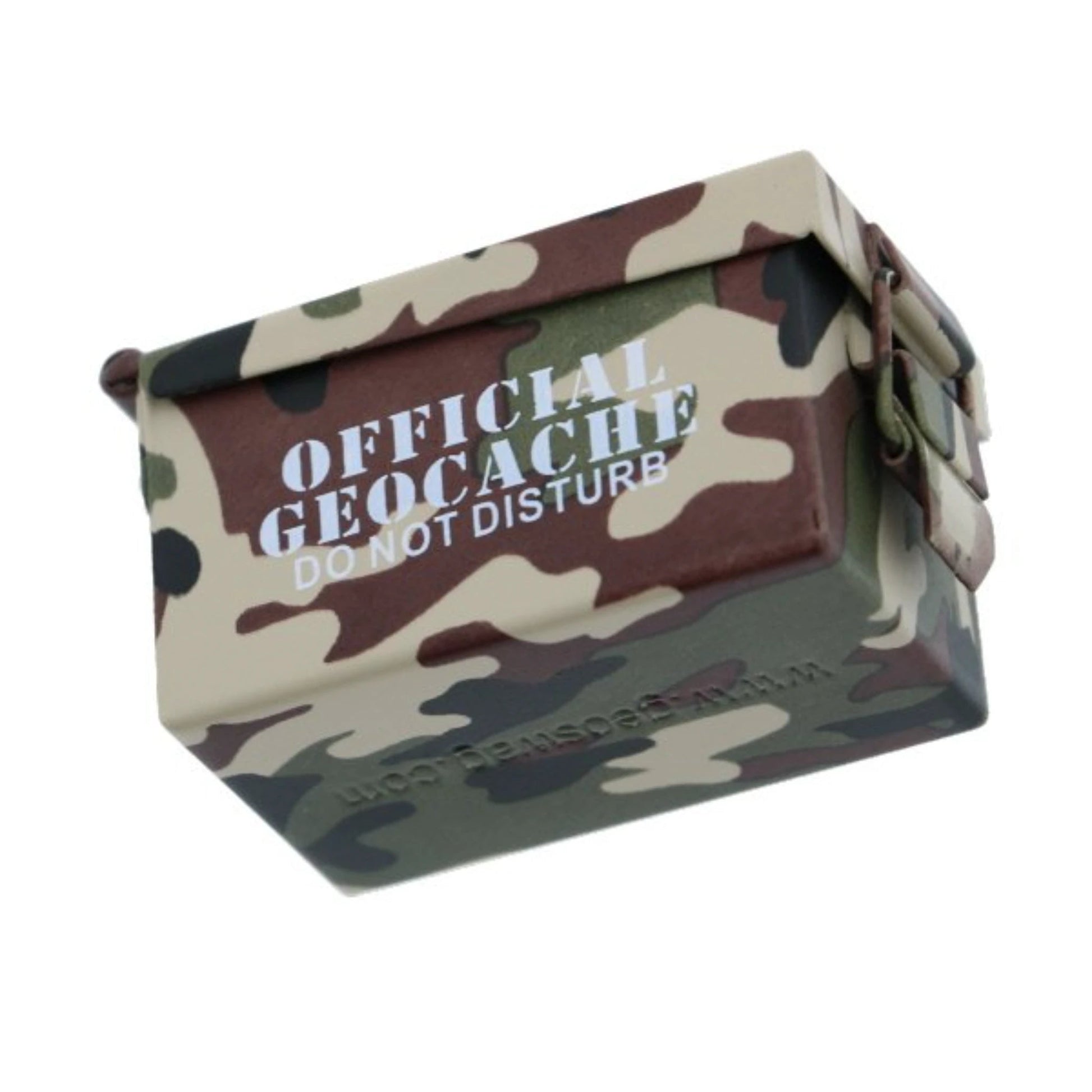 Micro Ammo Can - Light Camo - Just Geocaching
