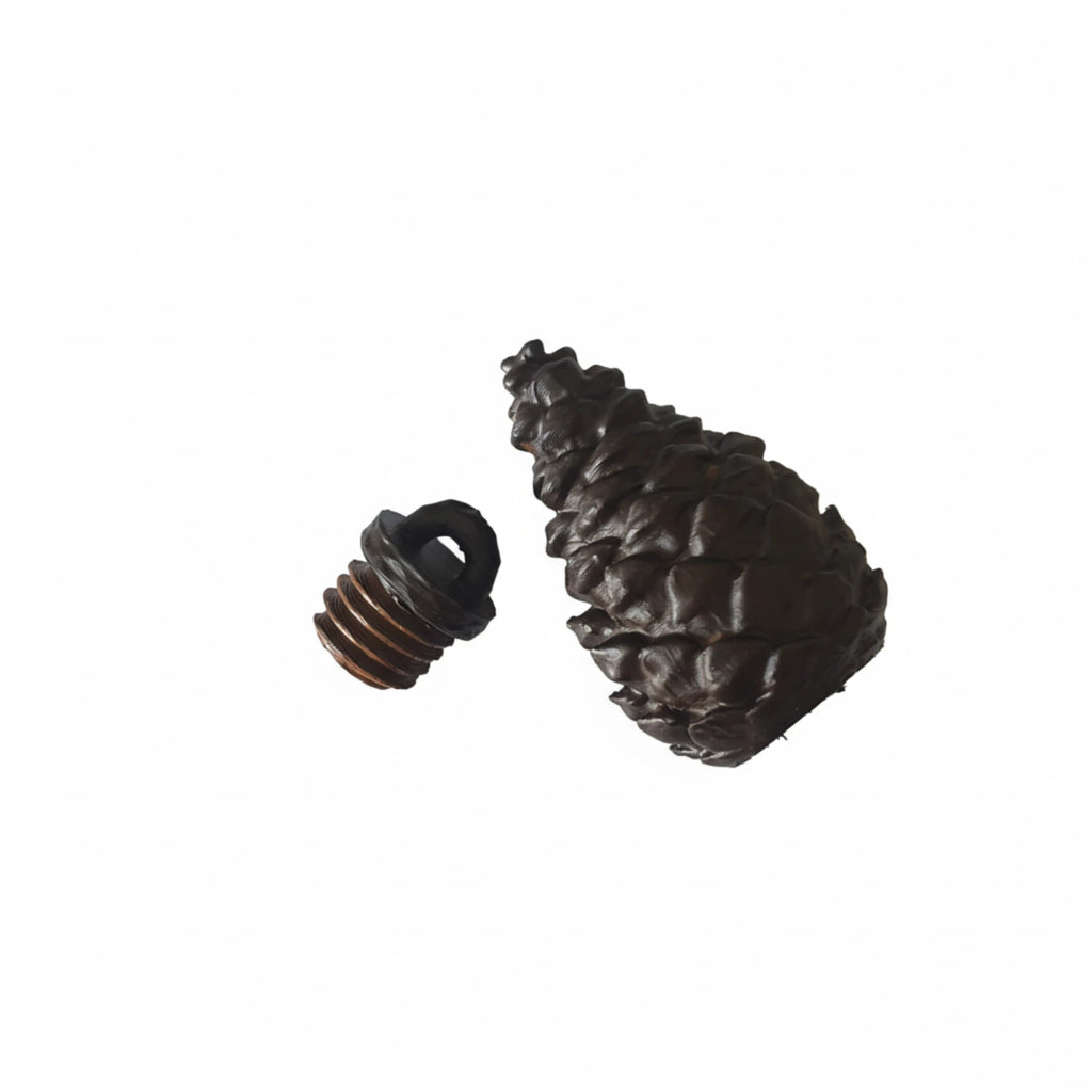 3D Printed Hanging Pinecone Geocache Container