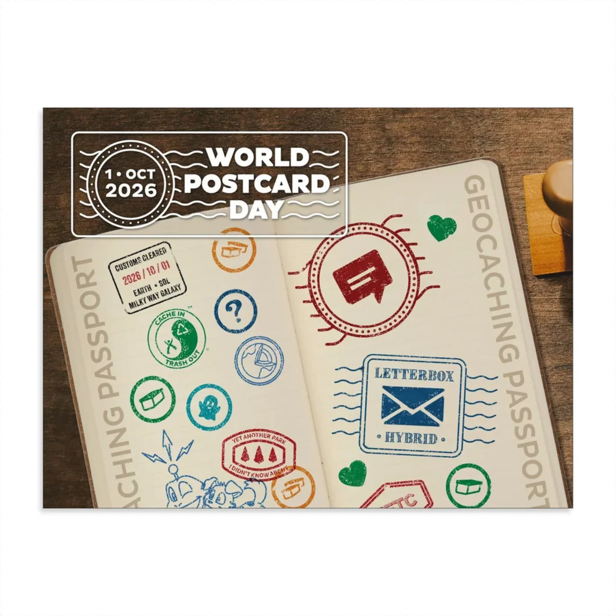 2026 World Postcard Day Trackable Postcard