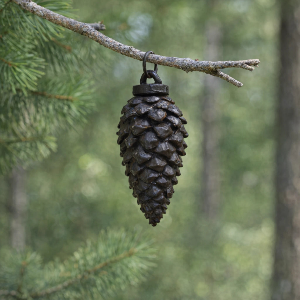 3D Printed Hanging Pinecone Geocache Container