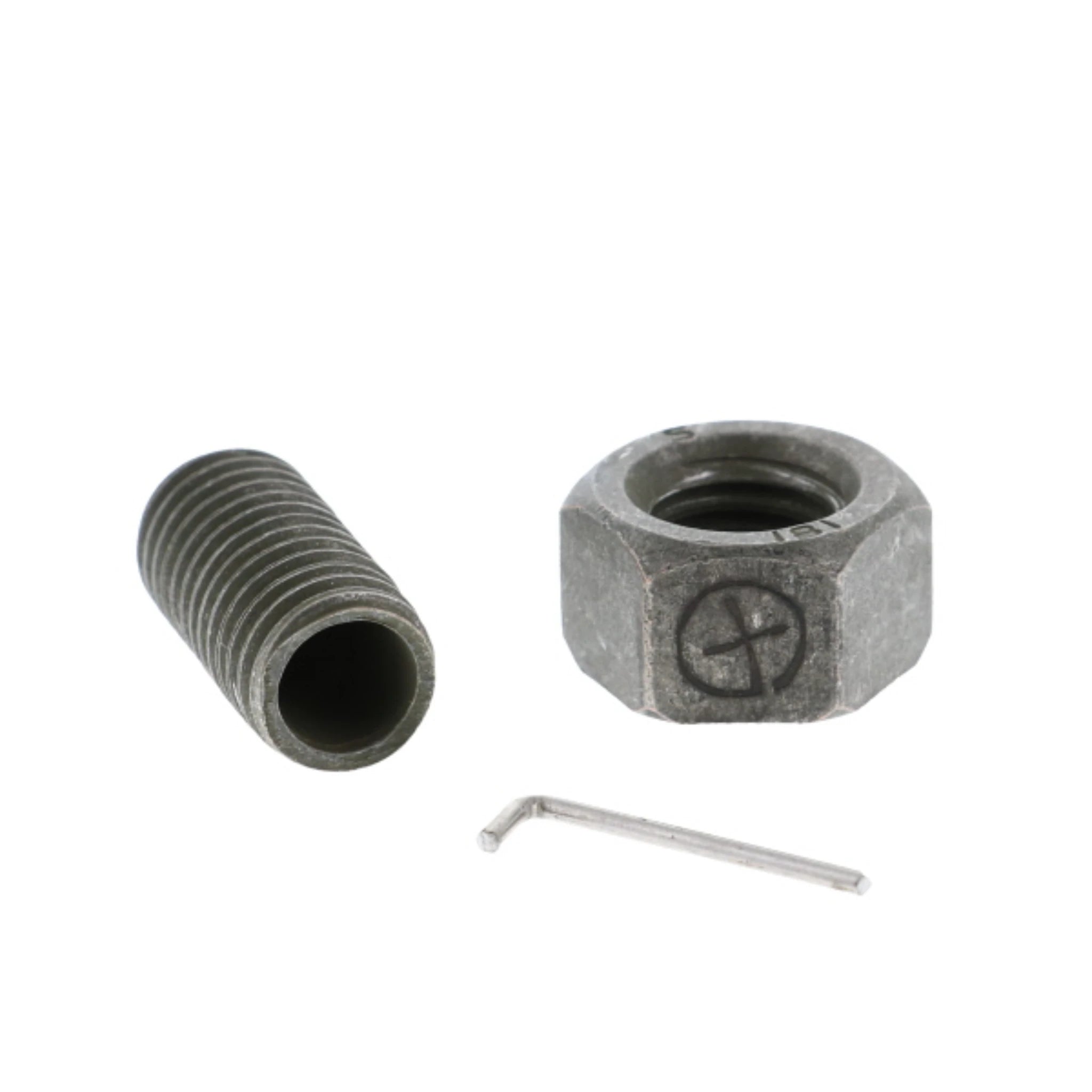 Premium Magnetic Bolt Geocache - Antique Silver