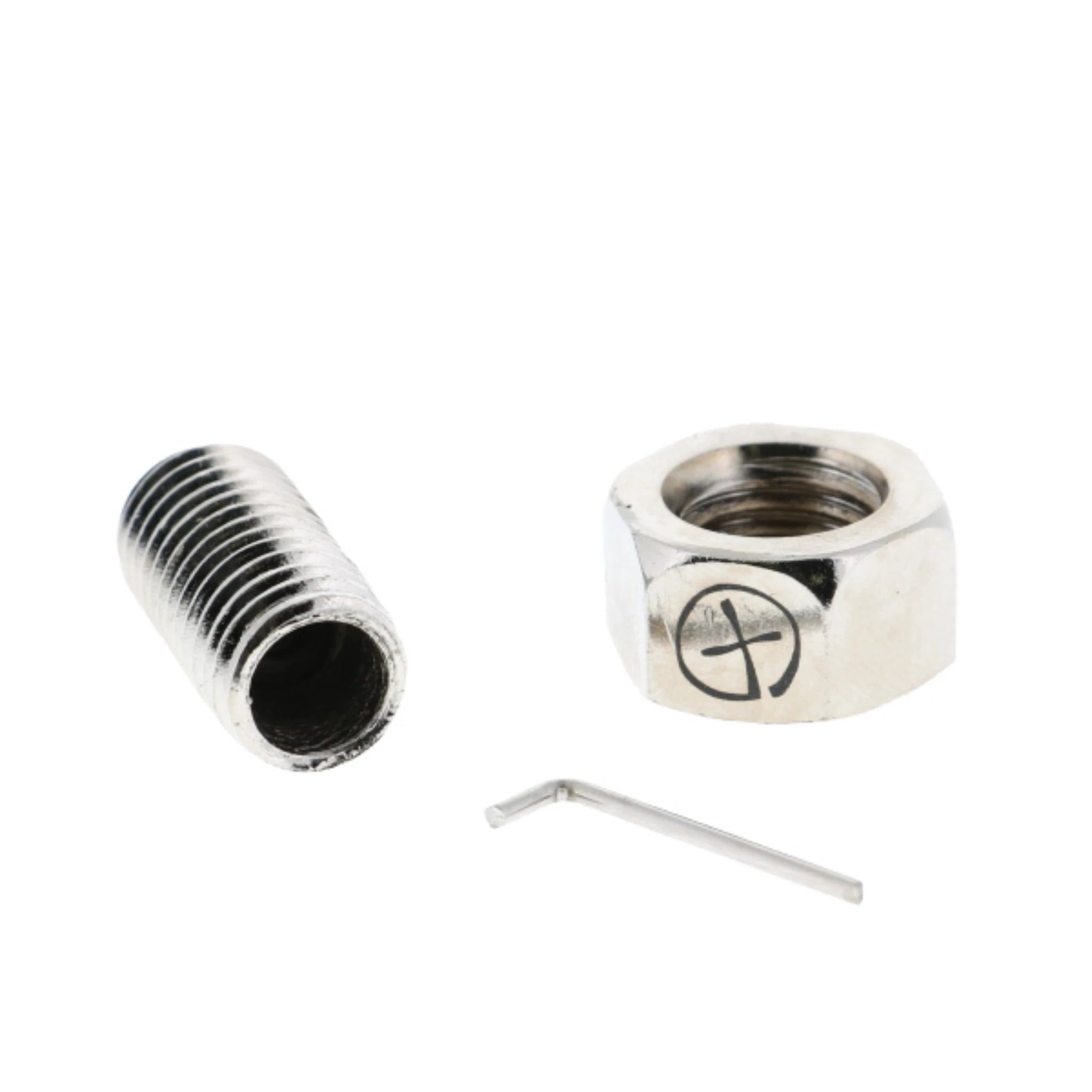 Premium Magnetic Bolt Geocache - Silver