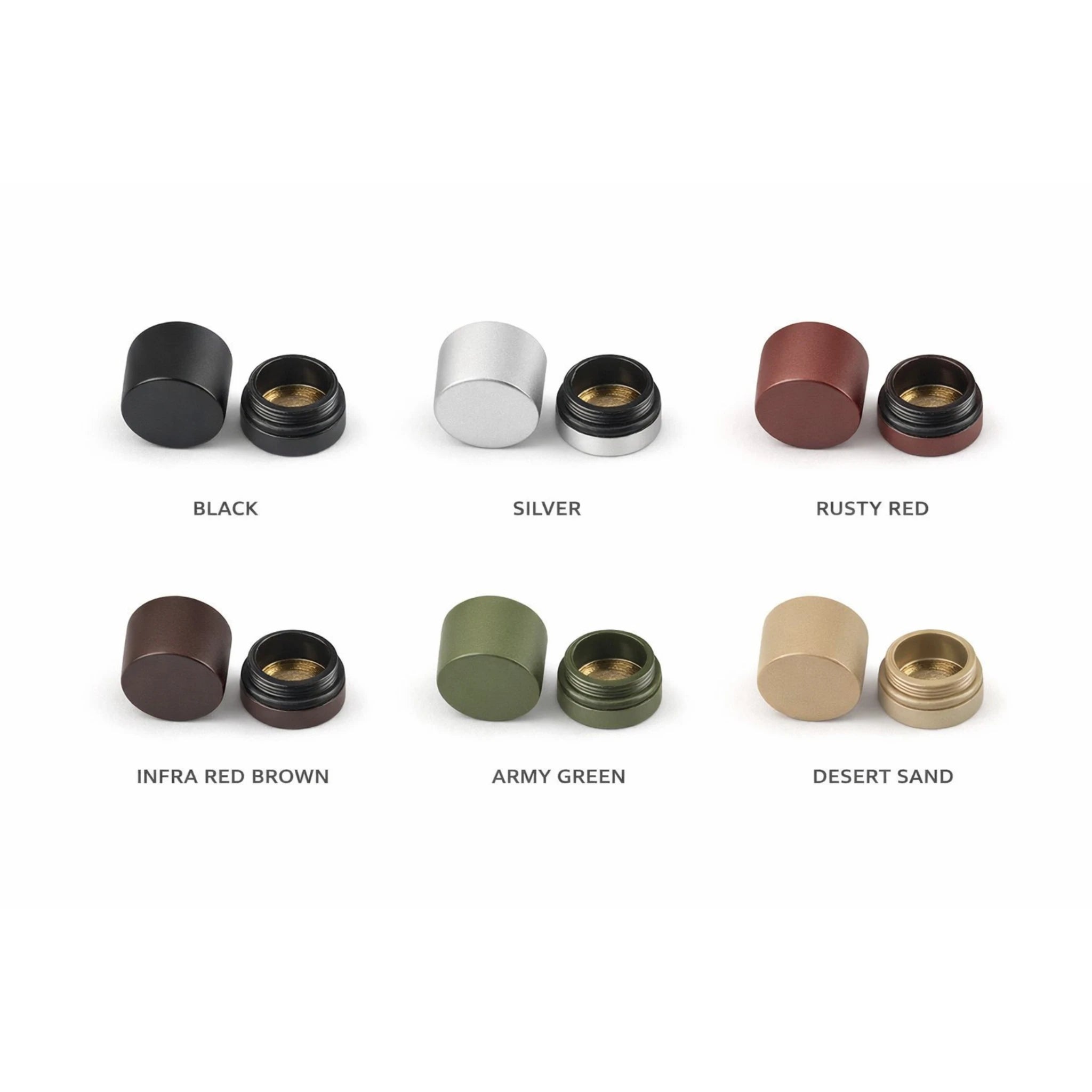 Bulk Bundle Special – Magnetic Nano Geocache Containers (Set of 6 Colours)