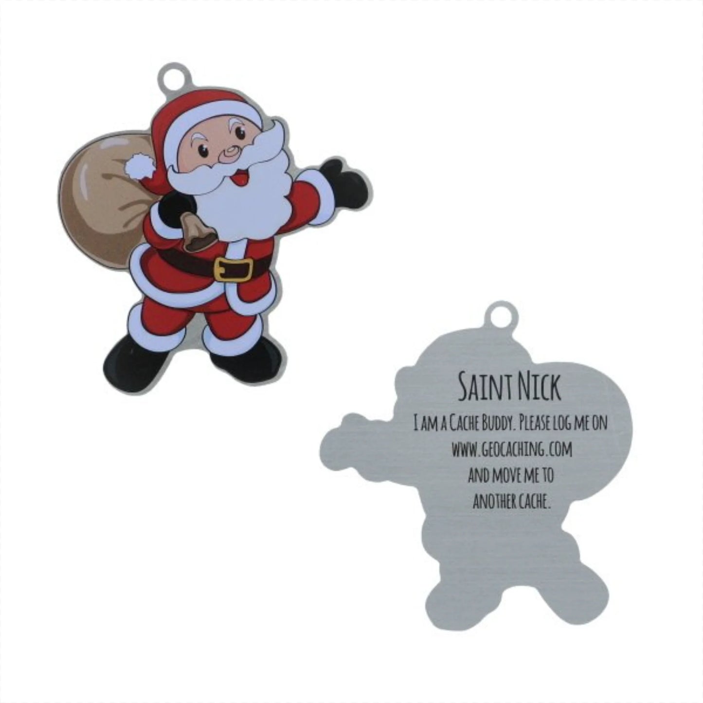 Santa Father Christmas Saint Nick Travel Tag