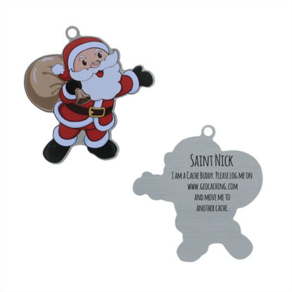 Santa Father Christmas Saint Nick Travel Tag