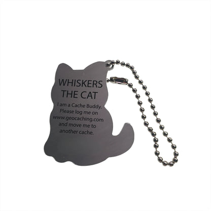 Whiskers the Cat Trackable Tag
