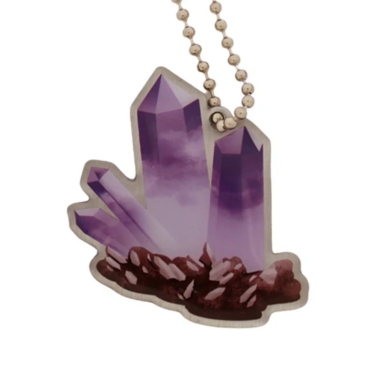 EarthCache™ Mineral Travel Tag – Amethyst Quartz