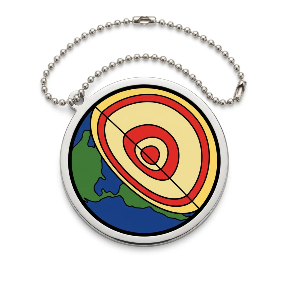 Earth Icon Travel Tag