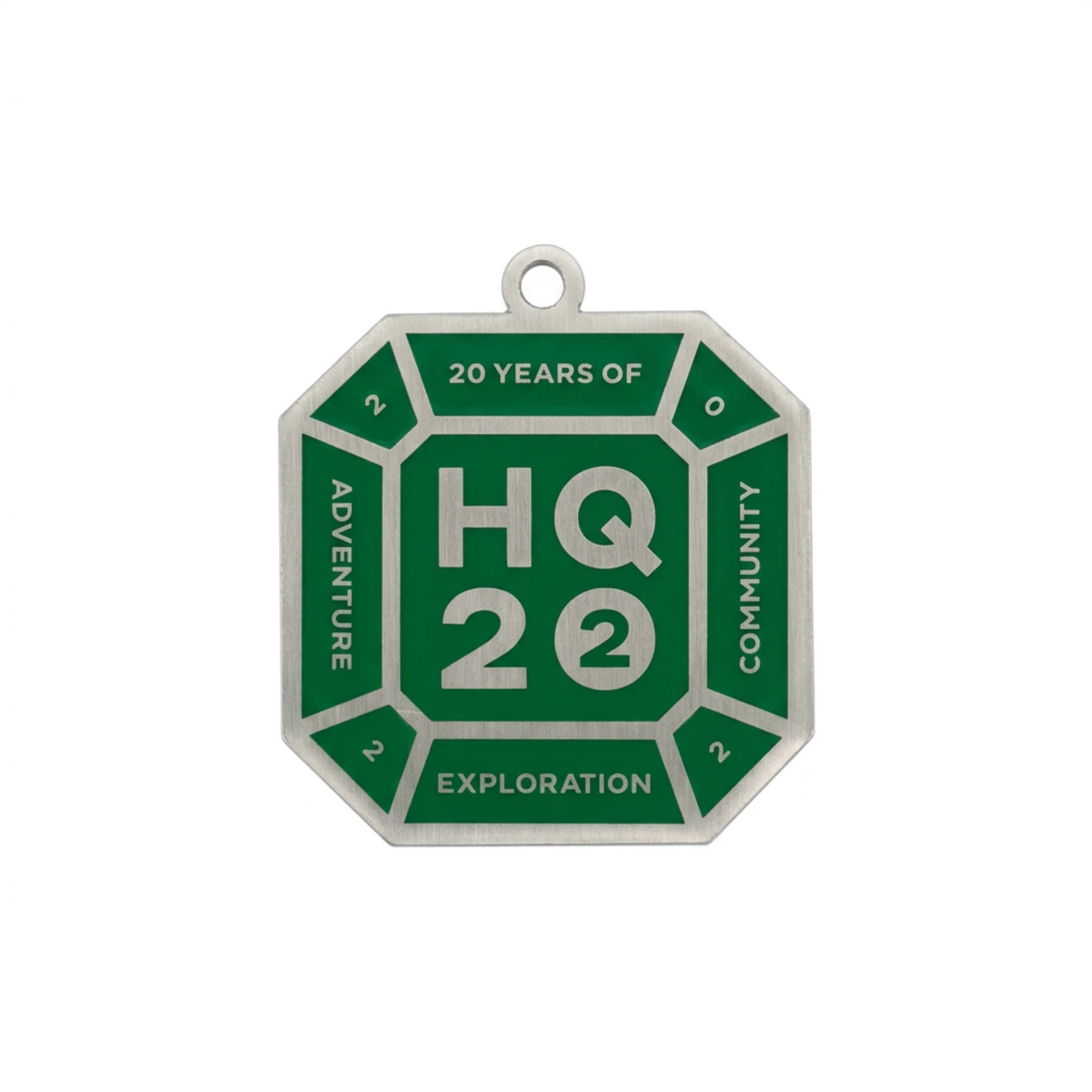 HQ2020 20 years geocaching tag