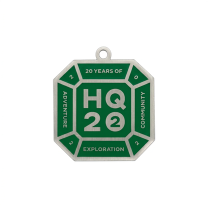 HQ2020 20 years geocaching tag