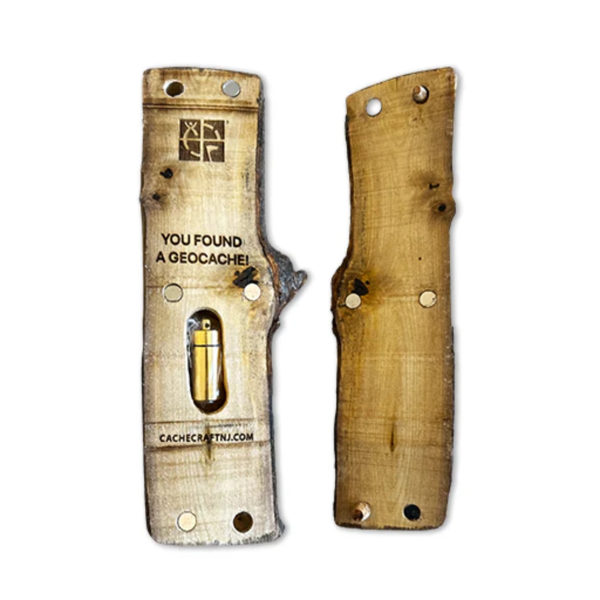 Real Wood Log Devious Cache Container