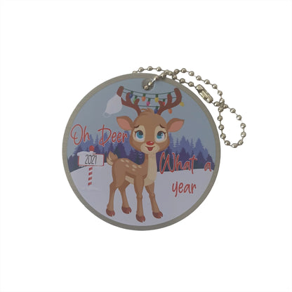 Oh, Deer Travel Tag