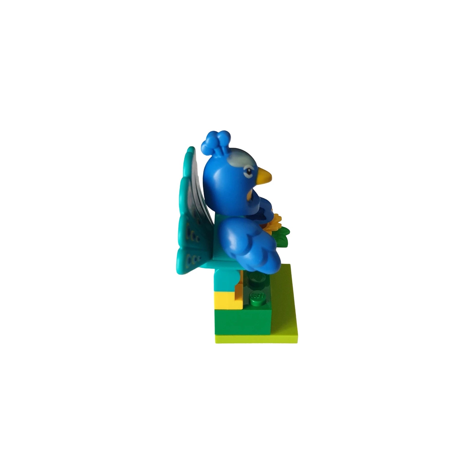 Peacock LEGO® Mini Figure with Trackable Brick - Just Geocaching