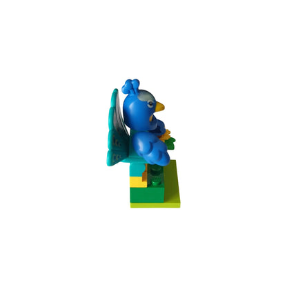 Peacock LEGO® Mini Figure with Trackable Brick - Just Geocaching