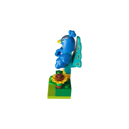 Peacock LEGO® Mini Figure with Trackable Brick - Just Geocaching