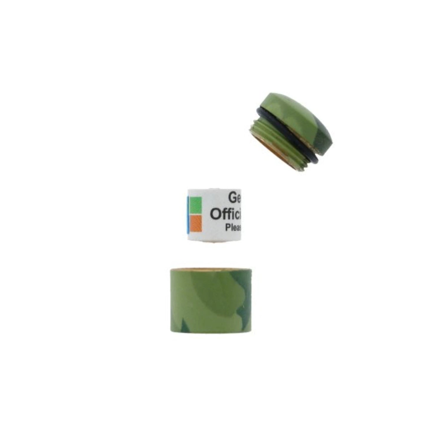Premium Nano Geocache Container - Green Camo - Just Geocaching
