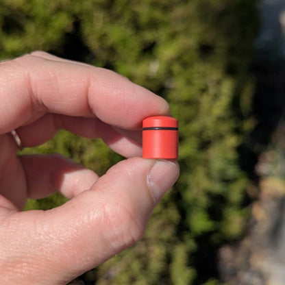 Premium Nano Geocache Container - Red - Just Geocaching