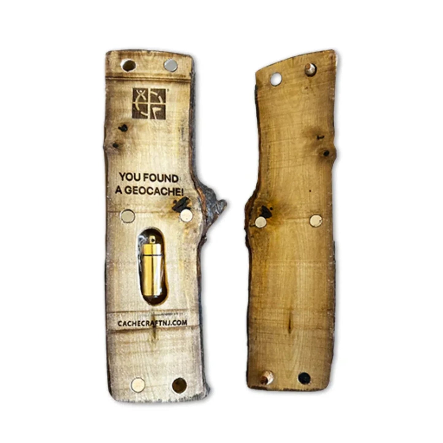 Real Wood Log Devious Cache Container - Just Geocaching