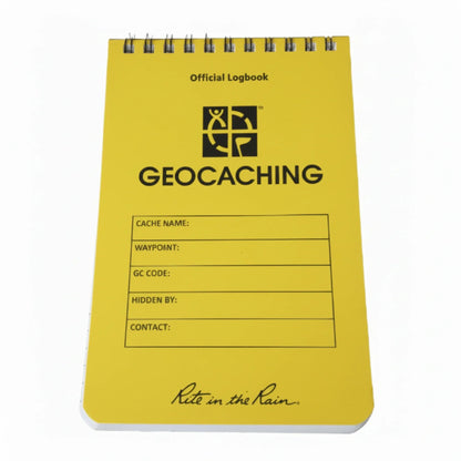 Rite in the Rain® 4" × 6" Top‑Spiral Official Geocaching Logbook - Just Geocaching