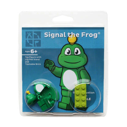 Signal the Frog® Lego with Trackable Brick - Just Geocaching