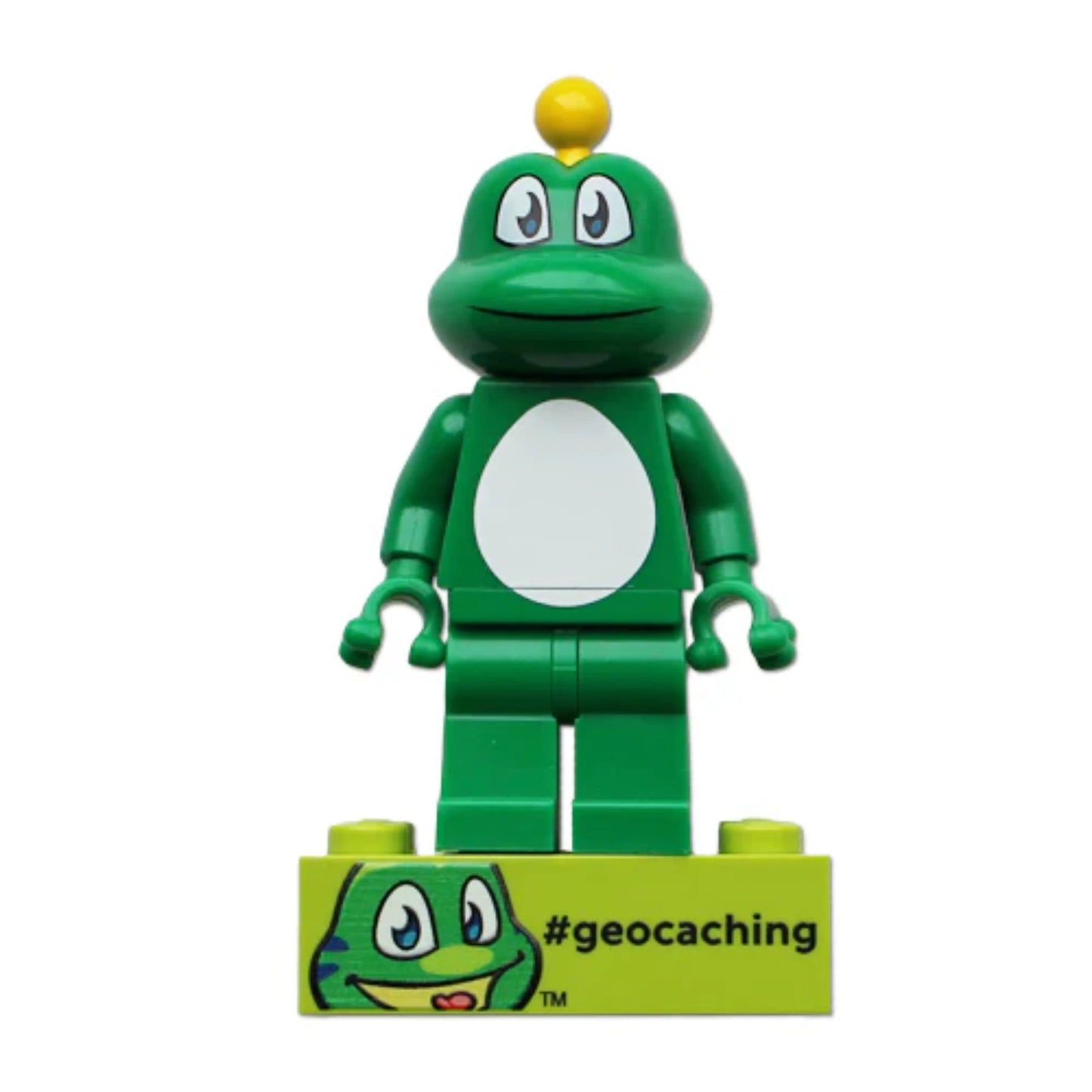 Signal the Frog® Lego with Trackable Brick - Just Geocaching