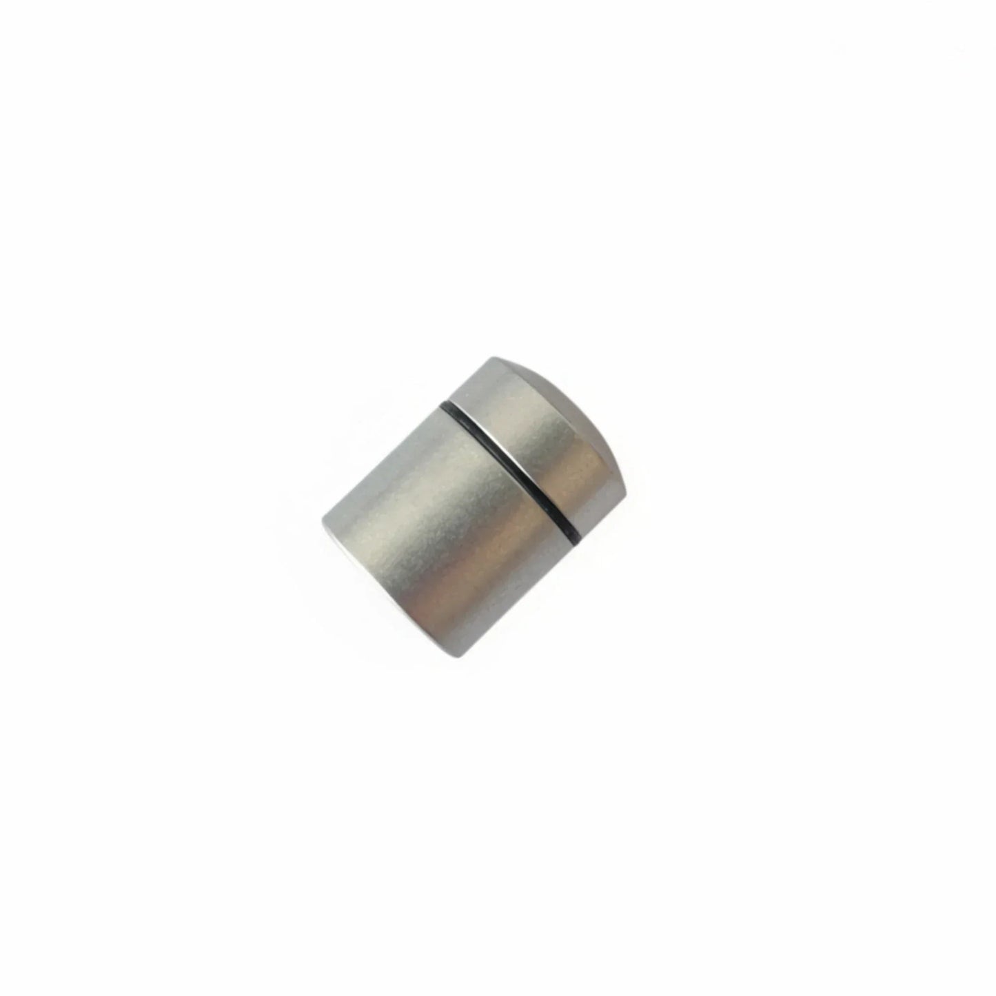 Silver Nano Geocache Container with 2 logs - Just Geocaching