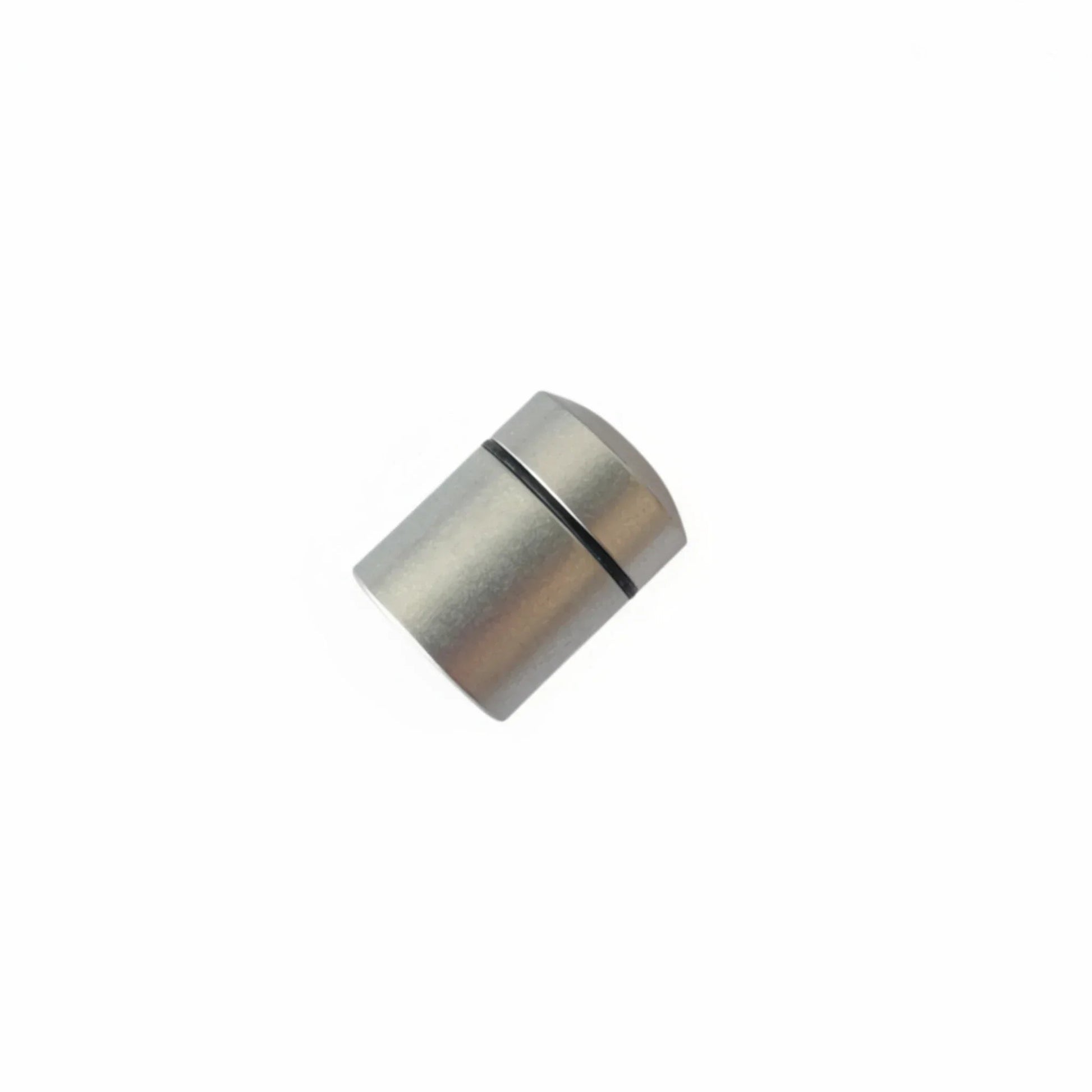 Silver Nano Geocache Container with 2 logs - Just Geocaching