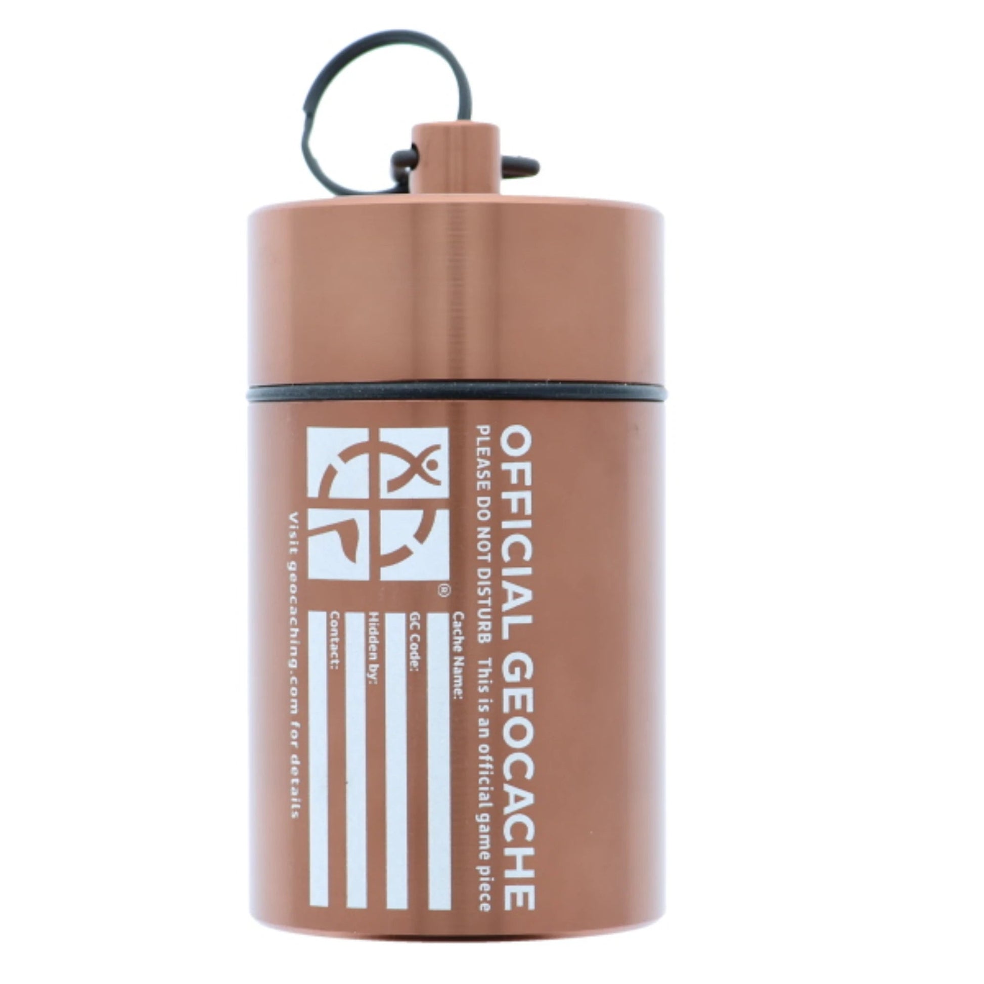 Small Cylinder Geocache – Bronze - Just Geocaching