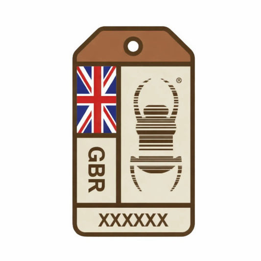 Travel Bug® Origins Sticker – GBR UK - Just Geocaching