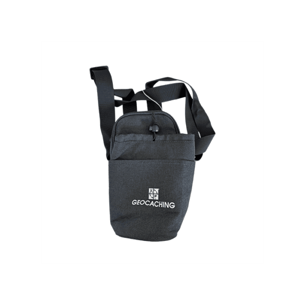 geocaching insulated bottle pack sling bag